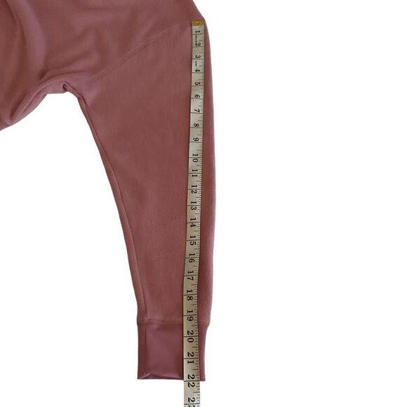 Abound Sweatshirt Cropped High Neck Super Soft Pink Mauve Long Sleeves Small - Picture 6 of 9